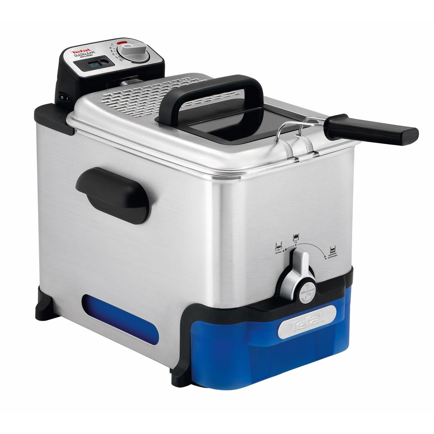 Tefal Oleoclean Pro Fritteuse – 3,5L, 2300W, Edelstahl